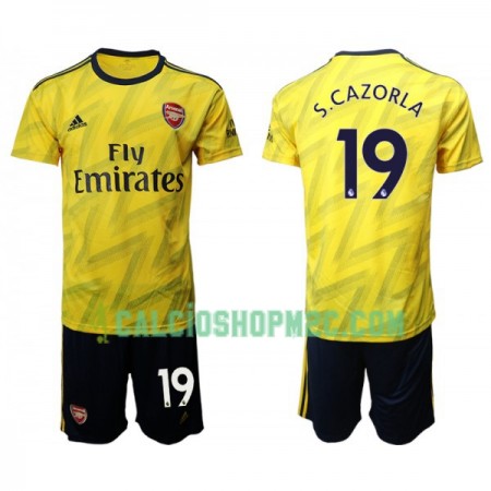 Arsenal S.CAZORLA 19 Bambino Maglia Trasferta 2019/2020 Manica Corta (+ Pantaloncini)